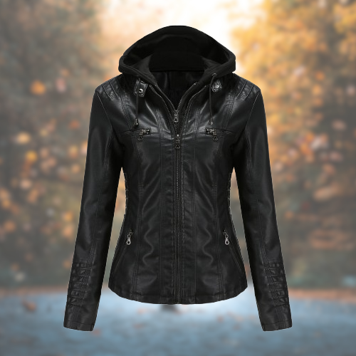 Naomi™ | Giacca in pelle da donna elegante