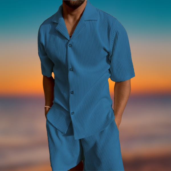 Maurizio™ - Completo corto estivo in velluto elegante