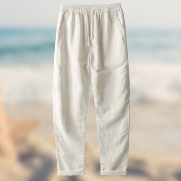 Augusto™ - Pantaloni lunghi estivi in lino eleganti
