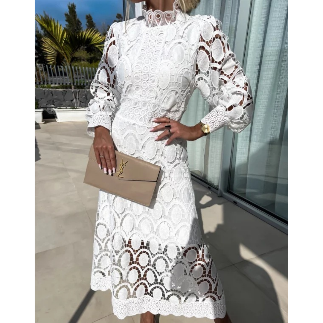 Francesca™ - Abito in pizzo elagante primaverile