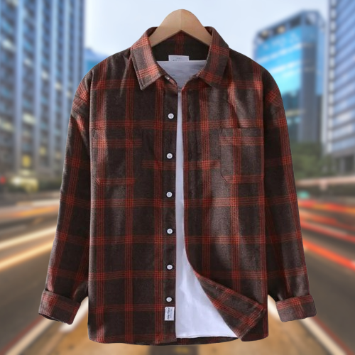 Luigi™ | Camicia a quadri invernale da uomo