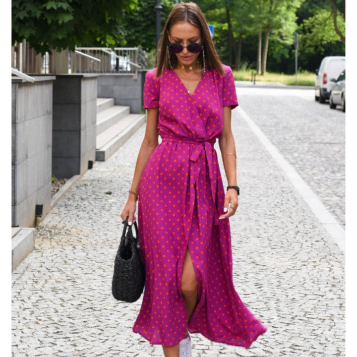 Sonia™ - Abito primaverile floreale elegante