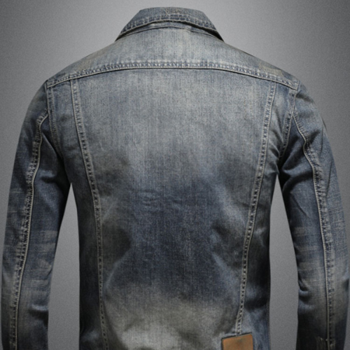 Francesco™ | Giacca in denim vintage da uomo elegante