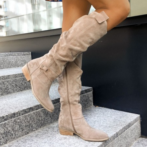 Noemi™ | Stivali eleganti da donna con zip laterale