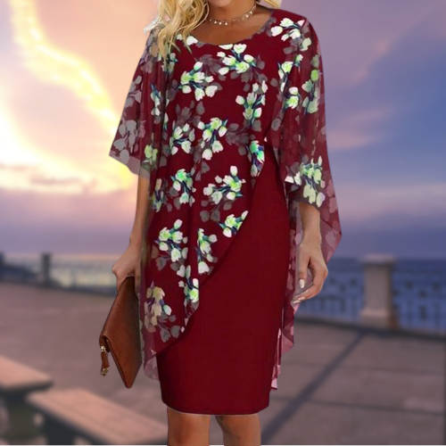 Katia™ - Abito floreale da donna estivo elegante