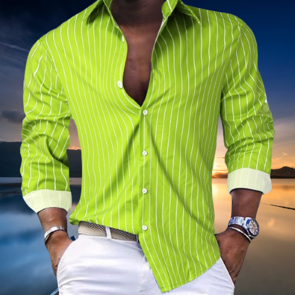 Gabriel™ - Camicia a righe estiva elegante | Collezione 2024