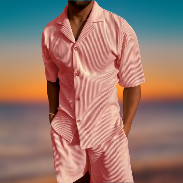 Maurizio™ - Completo corto estivo in velluto elegante