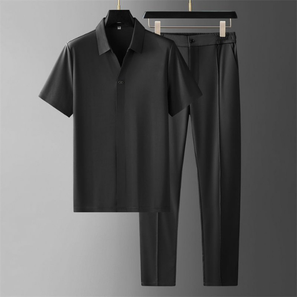 Riccardo™ - Completo da uomo di lusso in lino e cotone