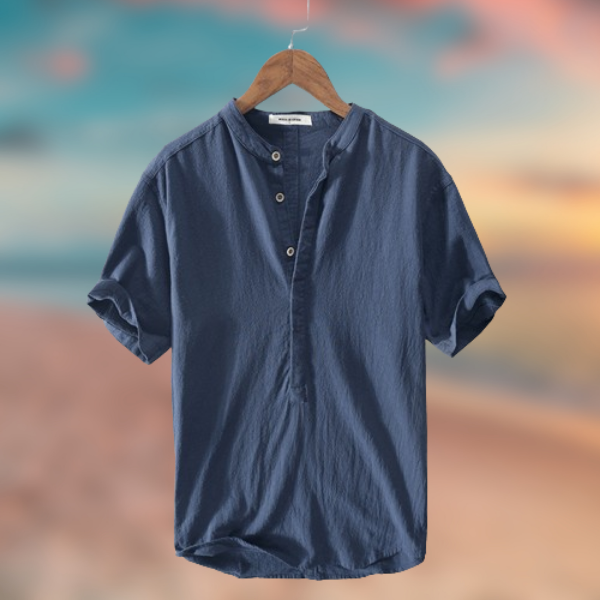 Emilio™ - Camicetta estiva elegante in lino e cotone