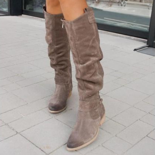 Noemi™ | Stivali eleganti da donna con zip laterale