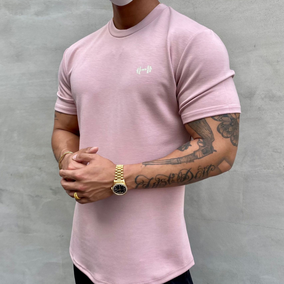 Andrea™ - Maglietta attillata sportiva da uomo