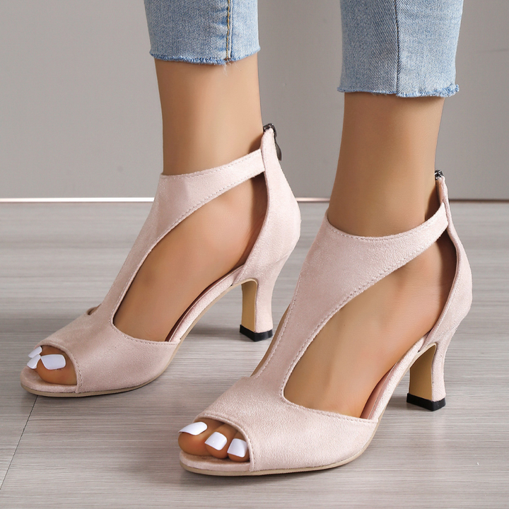 Valeria™ - Scarpe eleganti con tacco e zip