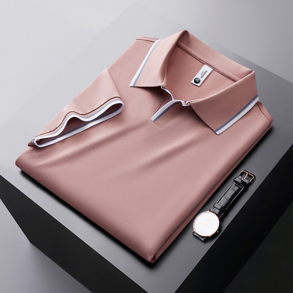 Angelo™ - Polo elegante di lusso in seta