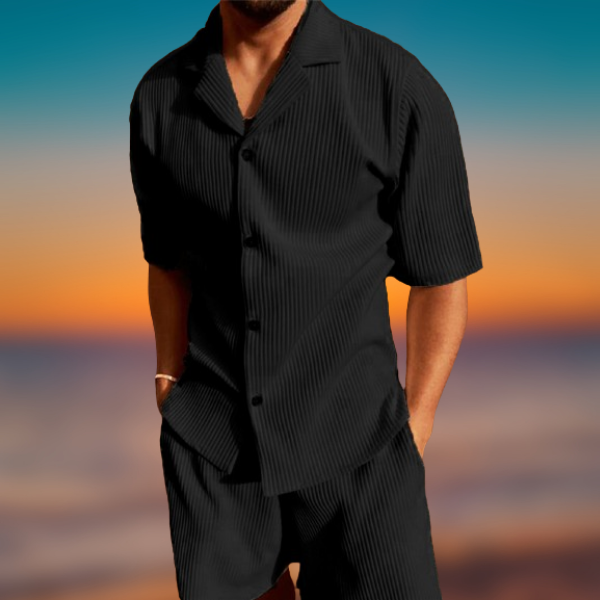 Maurizio™ - Completo corto estivo in velluto elegante