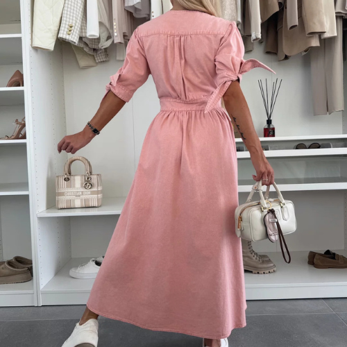 Seraphine™ | Vestito Denim Elegante di Qualità Premium