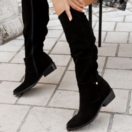 Noemi™ | Stivali eleganti da donna con zip laterale