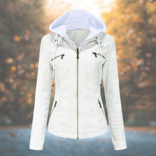 Naomi™ | Giacca in pelle da donna elegante