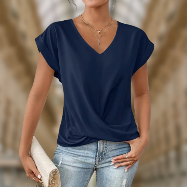 Ilenia™ - Maglia estiva elegante con scollo a V | Nuova collezione