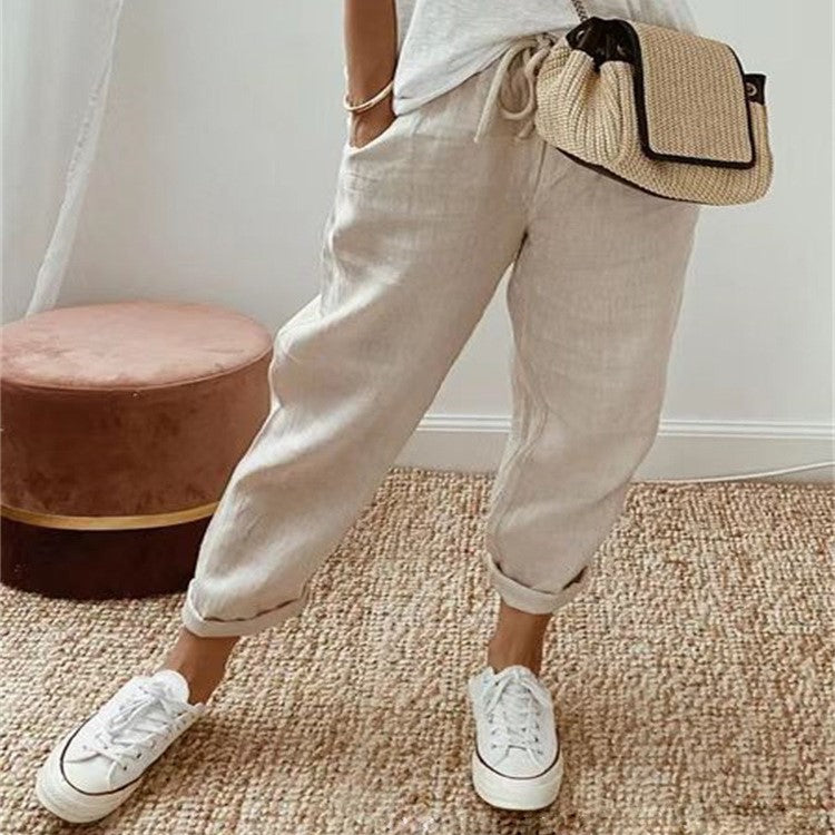 Silvia™ - Pantaloni eleganti in cotone