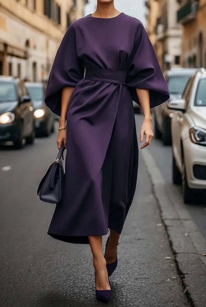 Lunaria™ | Abito Elegante a Maniche Ampie